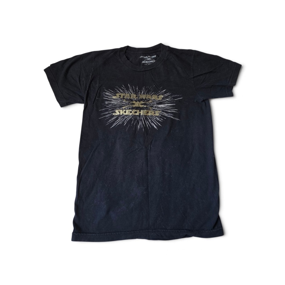 Star Wars x Skechers Black Graphic T-Shirt Boys Medium